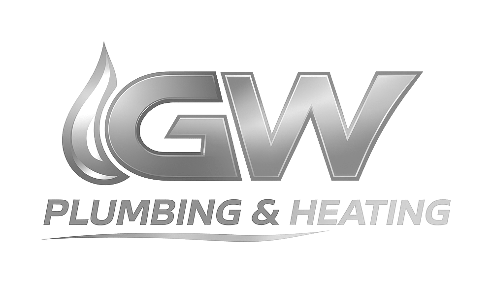 g w plumbing & heating logo upscaled transparent light greyscale